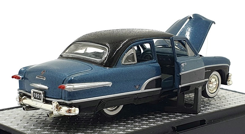 Castline M2 Machines 1/64 Scale  10-16 - 1951 Ford Crestliner - Blue/Black