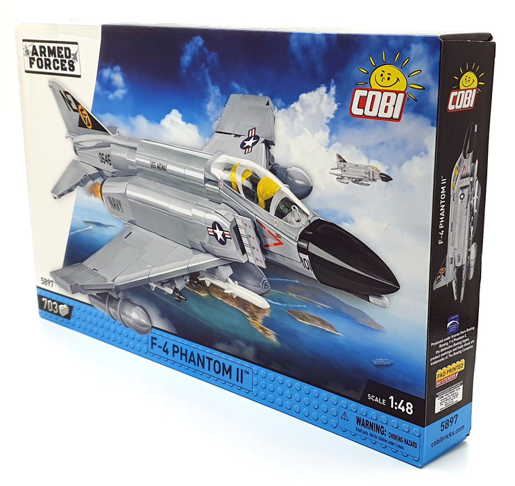 Cobi Bricks 1/48 Scale 5897 - McDonnell Douglas F-4 Phantom II Aircraft - USA