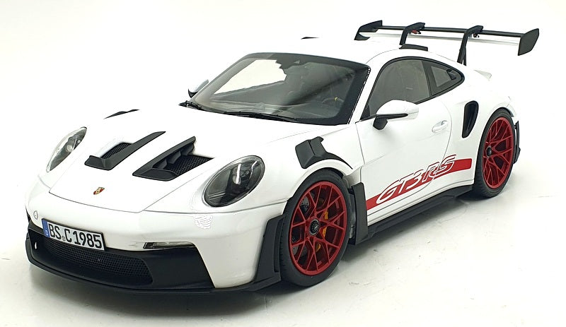 Norev 1/12 Scale 127530 - 2022 Porsche 911 GT3 RS - White and Pyro Red