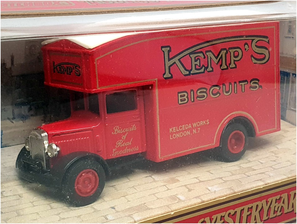 Matchbox 10cm Long Diecast Y-31 - 1931 Morris Courier Van (Kemp's Biscuits) Red