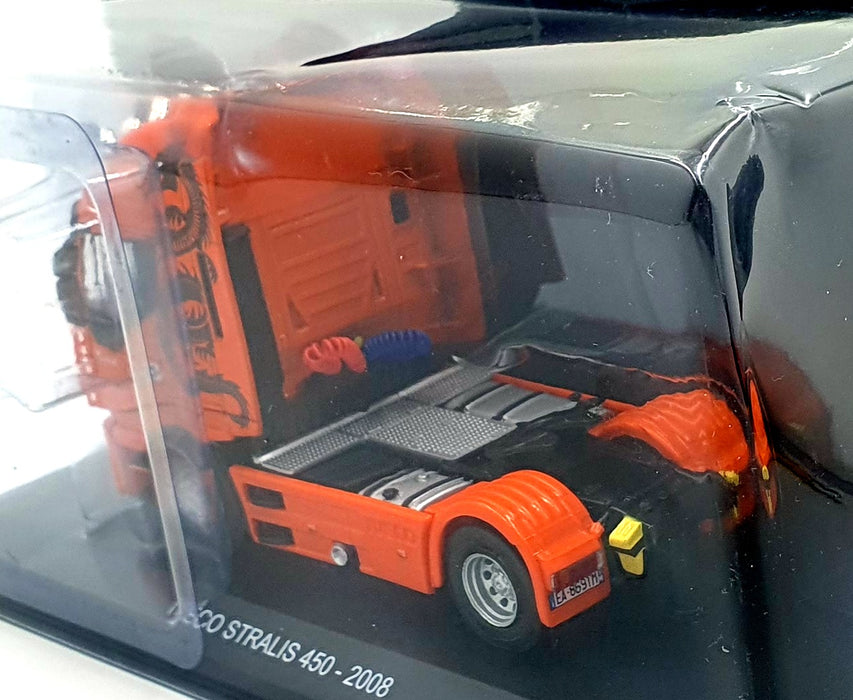 Hachette 1/43 Scale G1470012 - 2008 IVECO Stralis 450 - Orange/Dragon