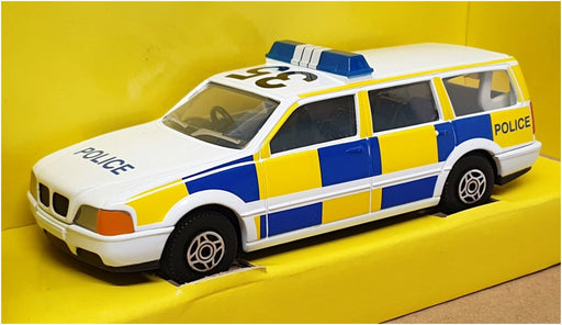 Husky 12cm Long Diecast TY87301 - BMW Estate Police Car - White/Blue/Yellow
