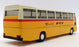 Joal 1/50 Scale Model Bus 149 - Volvo Coach PTT - Cream/Yellow