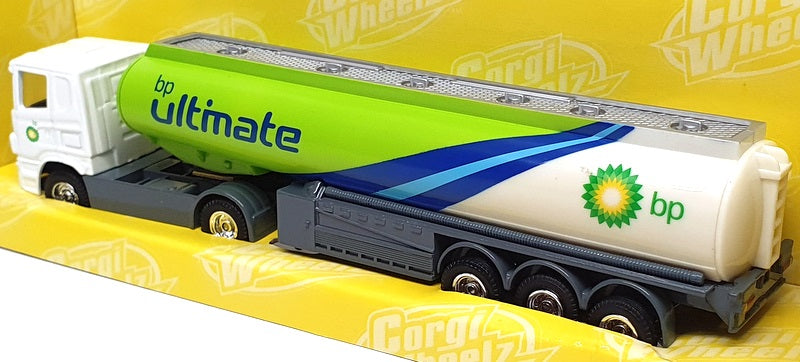 Corgi 22cm Long Diecast TY86634 - Scania Fuel Tanker Truck (BP) White/Green