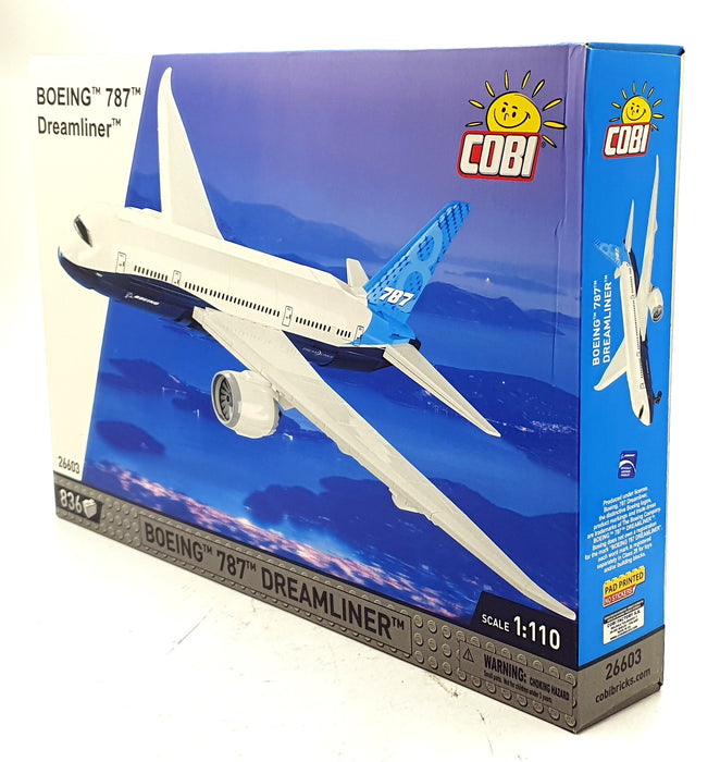 Cobi Bricks 1/110 Scale 26603 - Boeing 787 Dreamliner Aircraft - USA