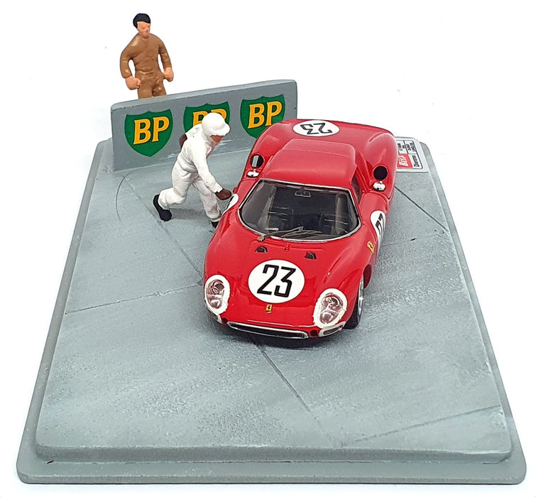 Best 1/43 Scale Diorama 9604 - Ferrari 250 LM Le Mans 1964 #23 Dumay-Lamglois