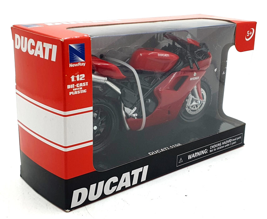 NewRay 1/12 Scale 57523R - Ducati 1198 Motorbike