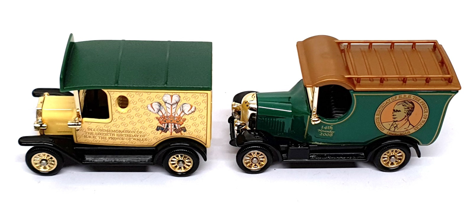 Corgi Diecast CH1002 - HRH Prince of Wales 60th birthday Van Set 2008