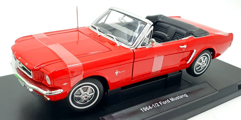 Welly 1/18 Scale Diecast 12519W - 1964-1/2 Ford Mustang Convertible - Red
