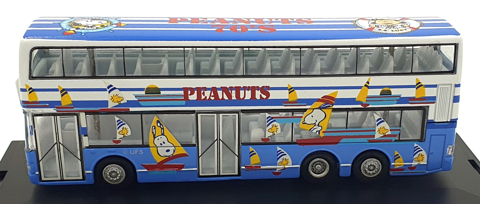 Sun Hing Toys 1/76 Scale SY71291F - 1970's Peanuts Jumbo Bus Pull Back