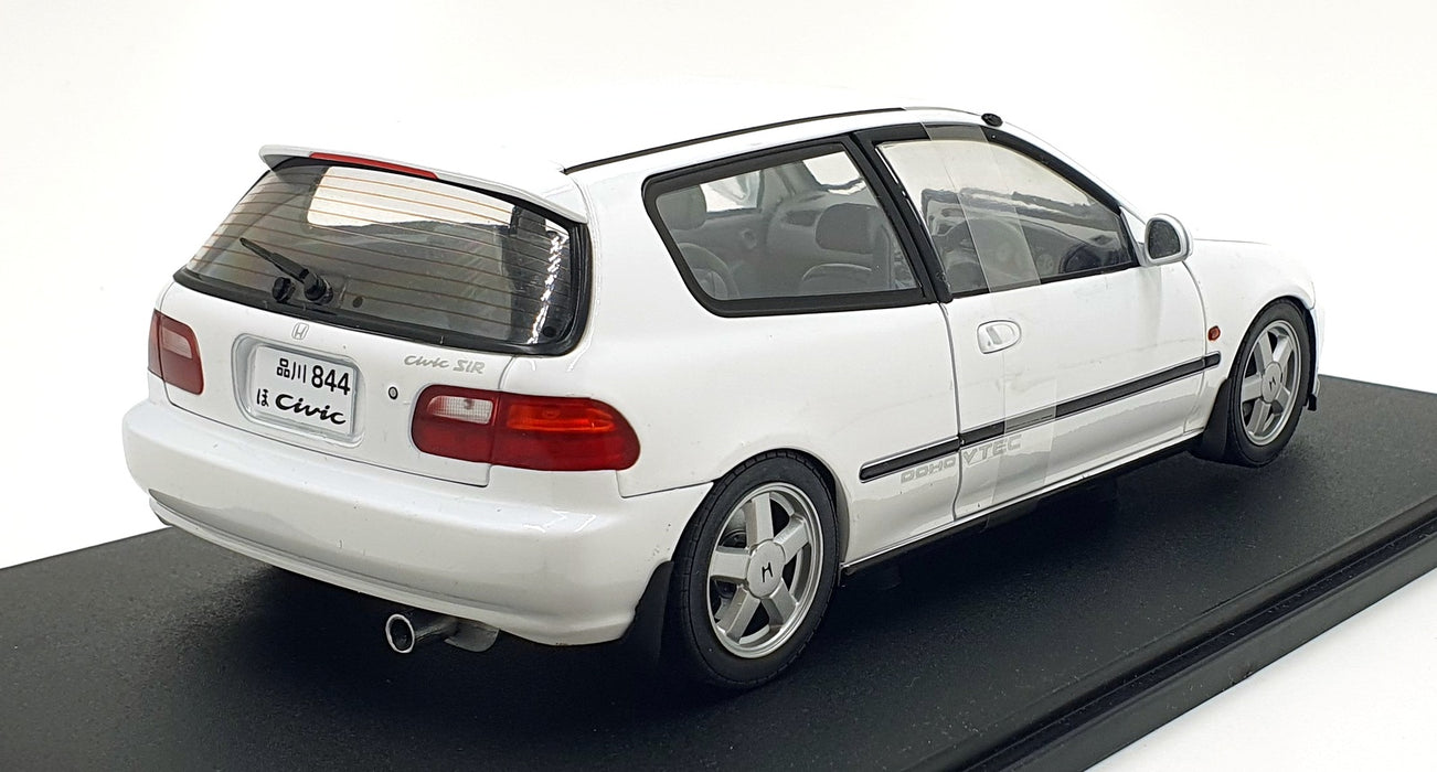 Solido 1/18 Scale Diecast S1810401 - 1991 Honda Civic (EG6) - Frost White