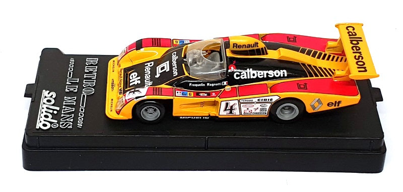 Solido 1/43 Scale 2436 - Alpine Renault A442 #4 Le Mans 1978 - Yellow/Black/Red