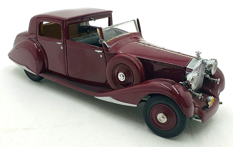 Danbury Mint 1/24 Scale Diecast 8224J - 1938 Rolls Royce Phantom II - Maroon