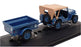 Cararama 1/43 Scale 00146 - Jeep CJ-2A Airport Dispersal Guidance - Blue