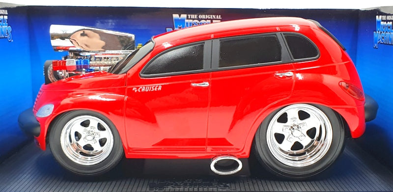 Muscle Machine 1/18 Scale Diecast 71165 - 2000 Chrysler PT Cruiser - Red