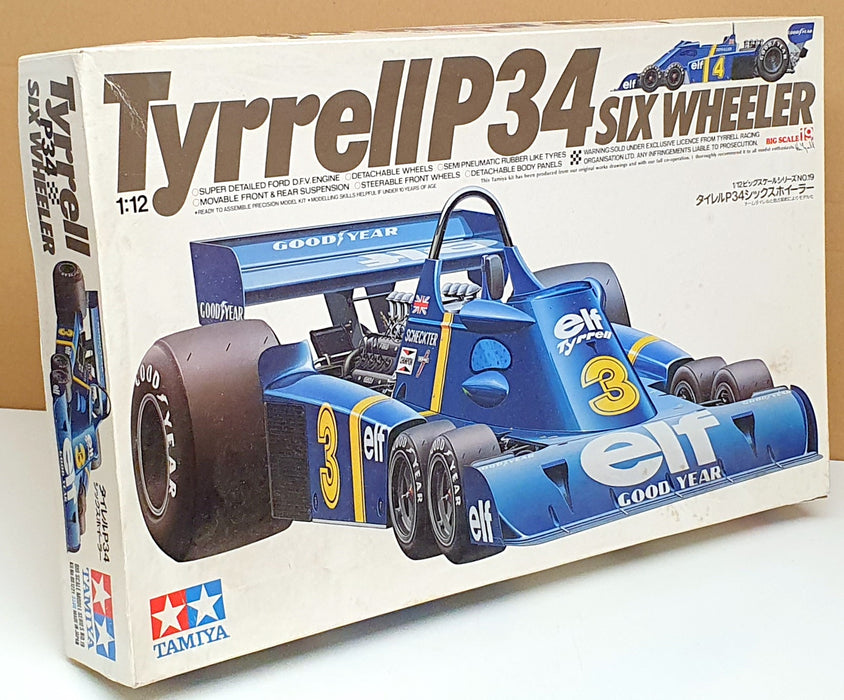 Tamiya 1/12 Scale Unbuilt Kit BS1221 - F1 Tyrrell P34 Six Wheeler Race Car