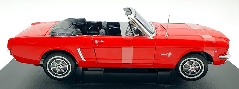 Welly 1/18 Scale Diecast 12519W - 1964-1/2 Ford Mustang Convertible - Red