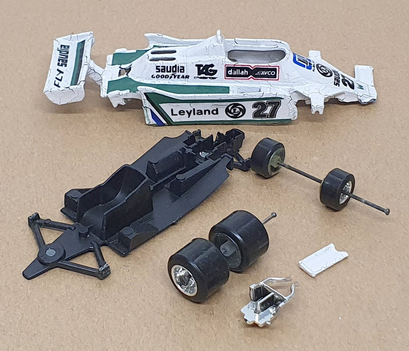 Polistil 1/41 Scale CE123 - F1 Williams FW07 Race Car #27 - White/Green