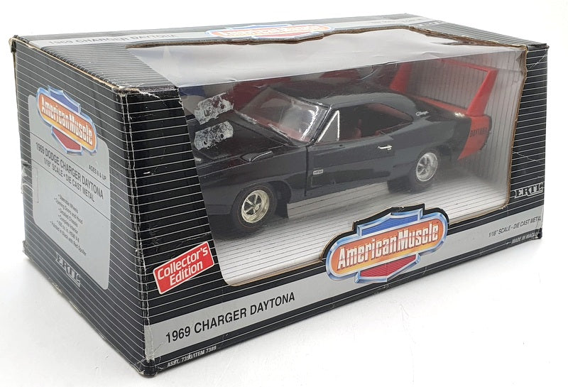 Ertl 1/18 Scale diecast 7389 - 1969 Dodge Charger Daytona - Black/Red