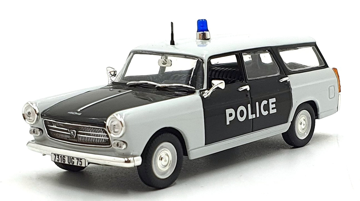 Norev Hachette 1/43 Scale GA4850 - 1967 Peugeot 404 Break Gendarmerie Police Car