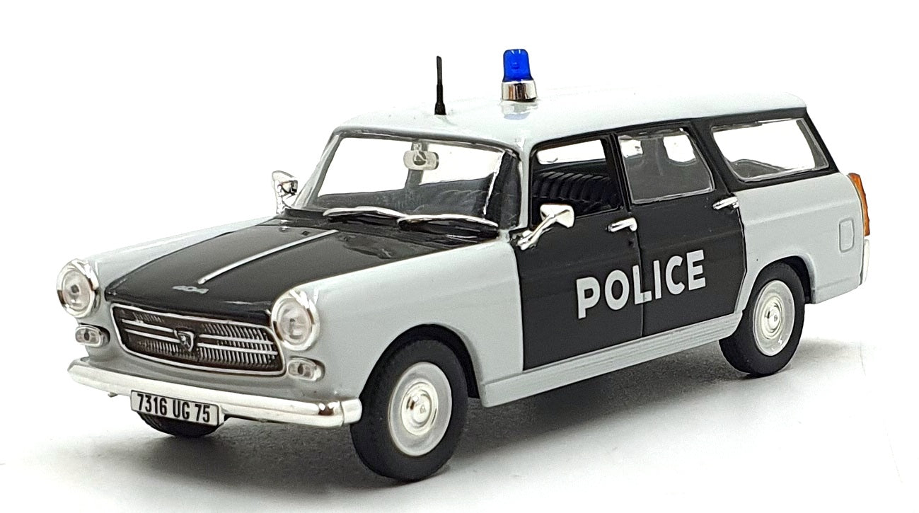 Norev Hachette 1/43 Scale GA4850 - 1967 Peugeot 404 Break Gendarmerie Police Car