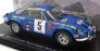 Hachette 1/24 Scale G113U006 - Alpine-A110 1800 Portugal 1973 Therier