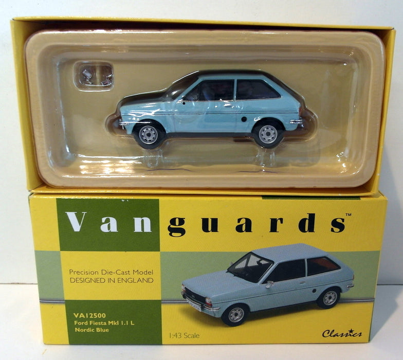 Vanguards 1/43 VA12500 Ford Fiesta MK1 1.1L Nordic blue