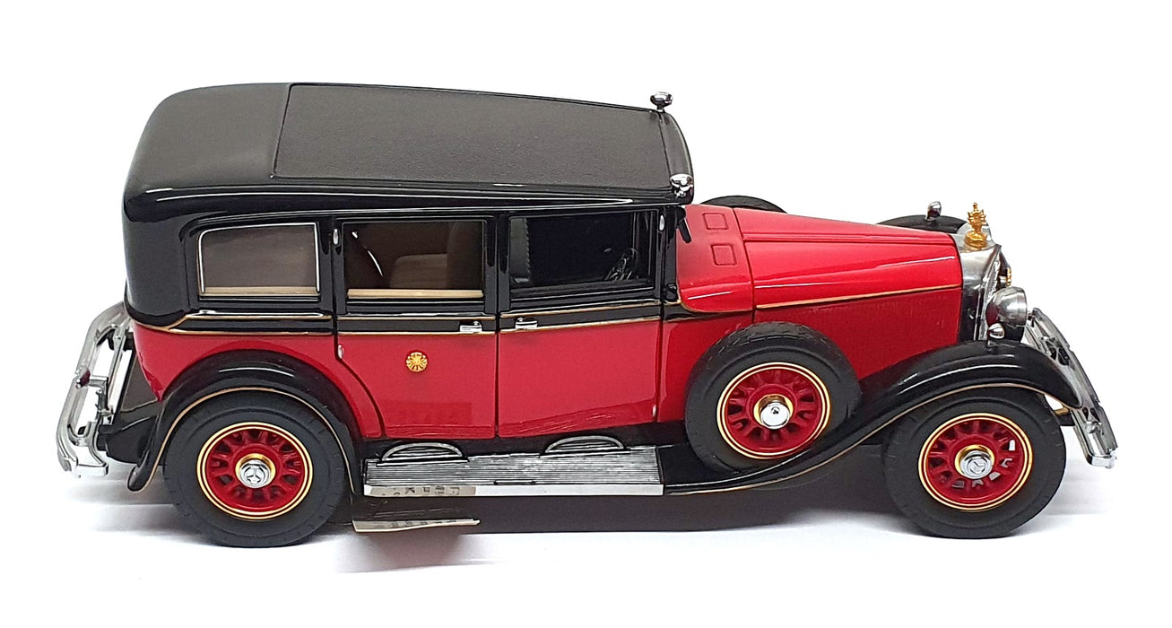 Franklin Mint 1/24 Scale 19626C - 1935 Mercedes Benz 770K - Red/Black