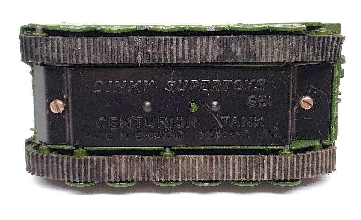 Dinky Toys Appx 13.5cm Long Original Diecast 651 - Centurion Tank - Green