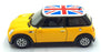 Kinsmart 1/28 Scale Pull Back & Go TY1245 - Mini Cooper S - Yellow