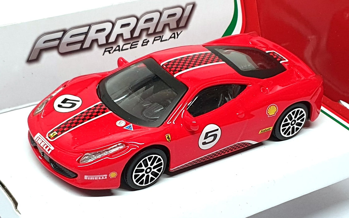 Burago 1/43 Scale Diecast 18-36000 - Ferrari 458 Challenge #5 - Red