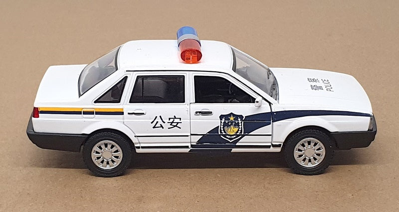 Gaincorp China Brand 1/32 Scale VW-1201B - VW Santana Police Pull Back & Go