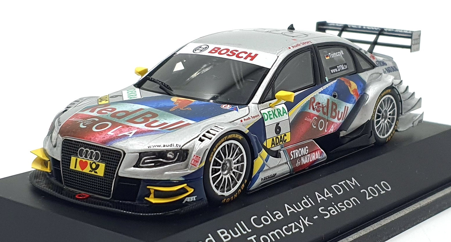 Audi Dealer Model 1/43 Scale 502.10.001.33 - Red Bull Cola Audi A4 DTM 2010