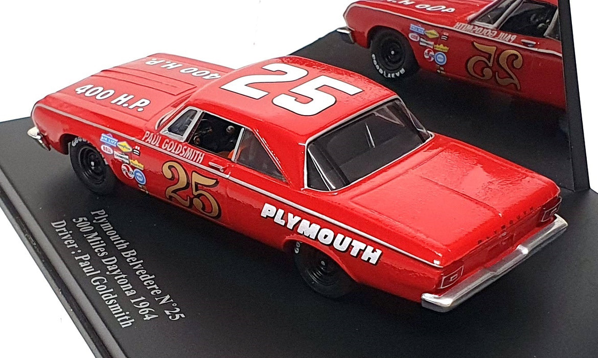 Eagle Collectibles 1/43 Scale 1456 - Plymouth Belvedere #25 500m Daytona 1964