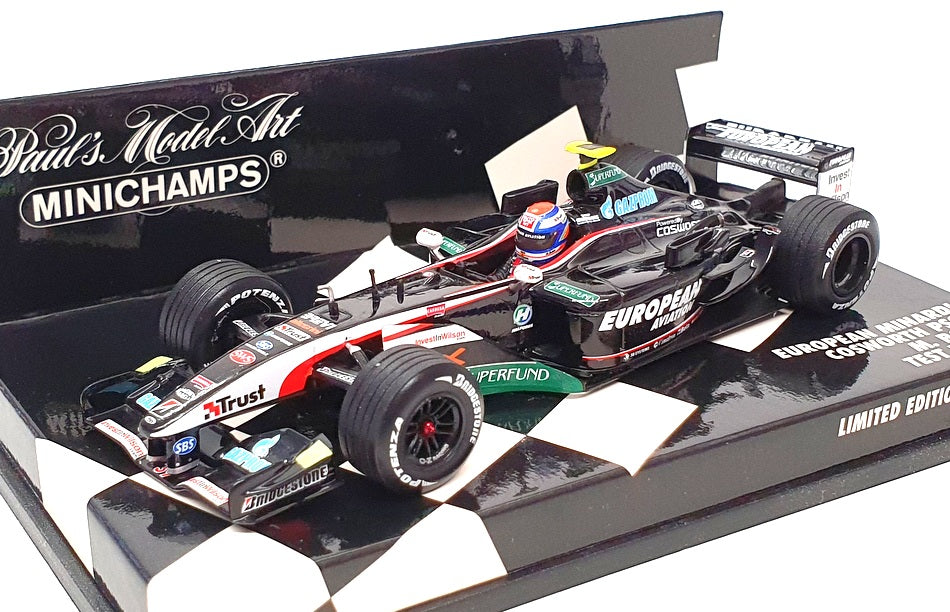 Minichamps 1/43 Scale 400 030039 - F1 European Minardi Cosworth PS03 Test Bobbi