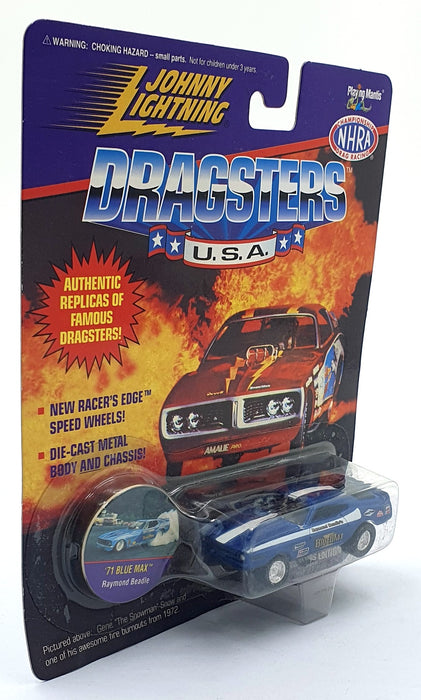 Johnny Lightning 1/64 Scale 302-170 Dragsters USA 1971 Blue Max - Raymond Beadle