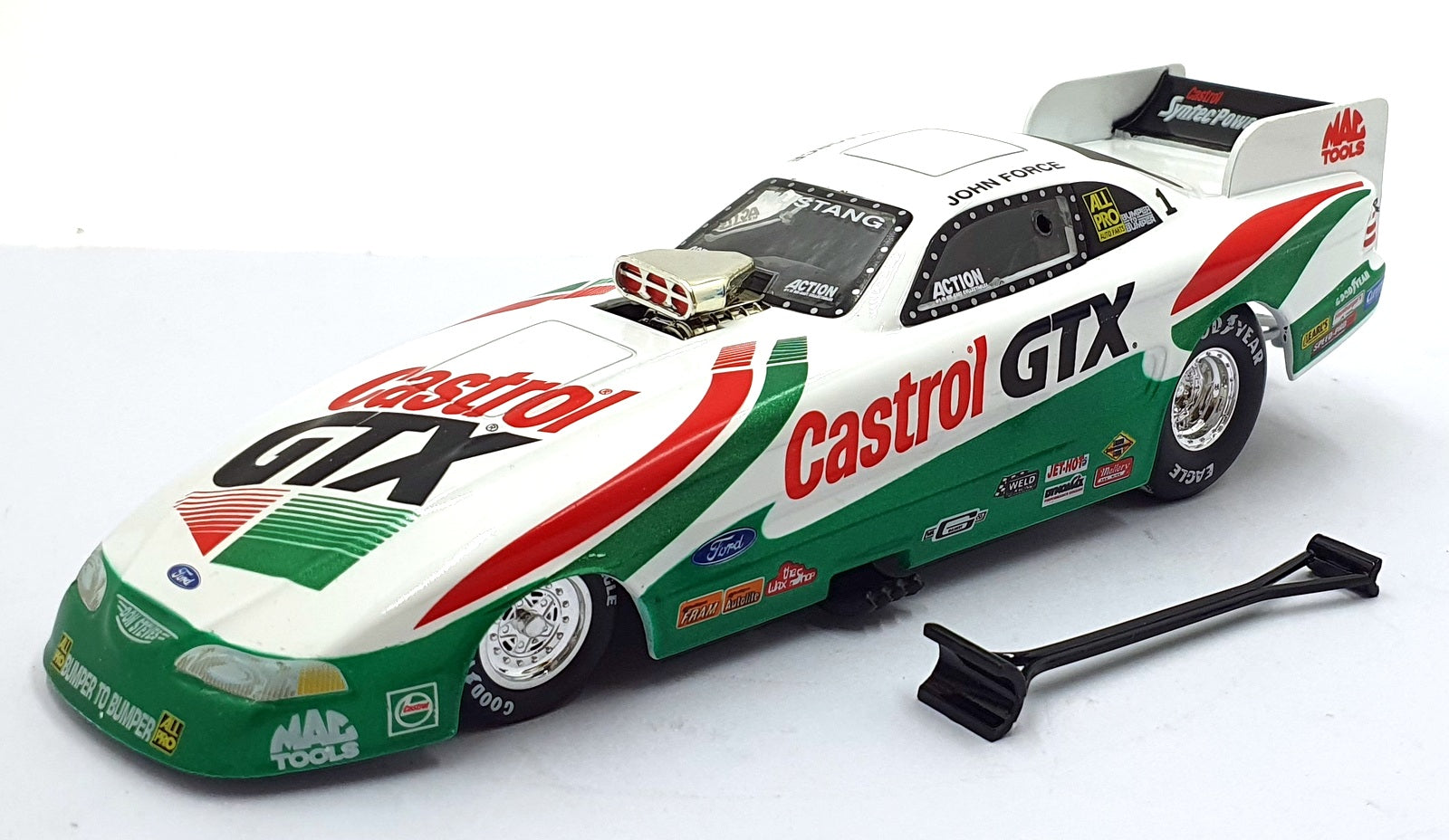 Action 1/24 Scale Diecast C249729254 - 1997 Mustang Funny Car Dragsters - Force