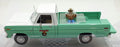 Greenlight 1/18 Scale 13636 - 1975 Ford F-100 w/ Smokey Bear Figure - Turquoise