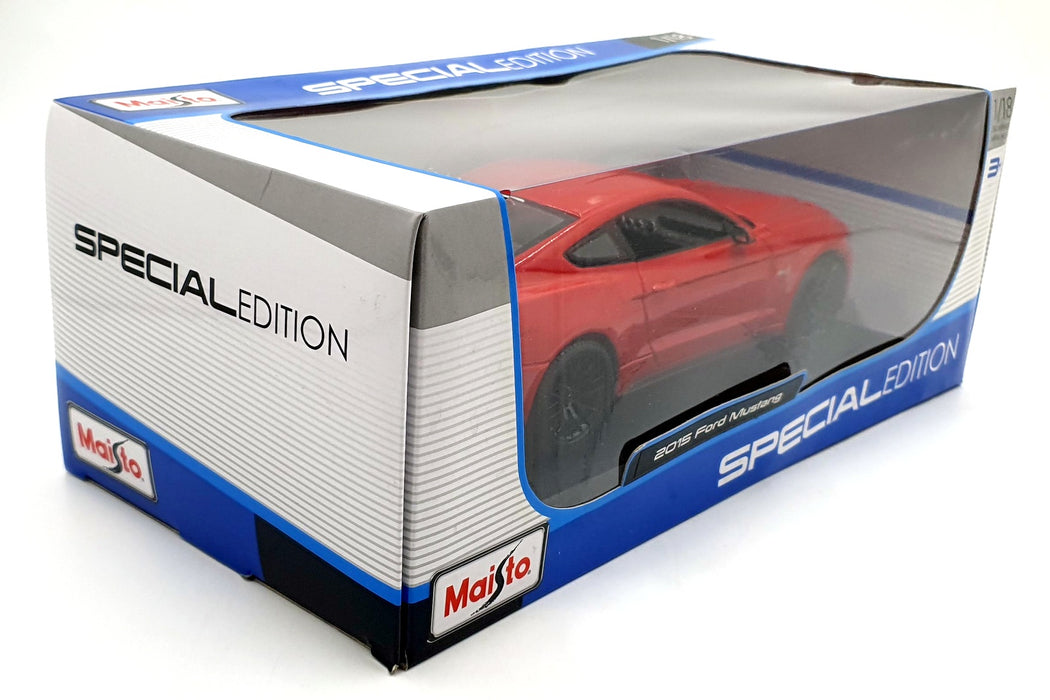 Maisto 1/18 Scale Diecast 31197 - 2015 Ford Mustang GT - Red