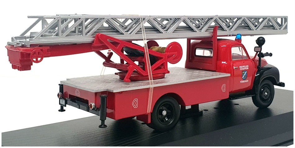 Eaglemoss 1/43 Scale OP01R - 1952-60 Opel Blitz Feuerwehr Fire Engine - Red