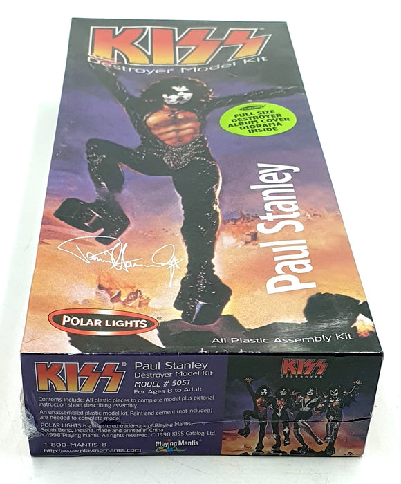 Polar Lights Unbuilt Model Kit 5051 - Kiss Paul Stanley Destroyer With Poster