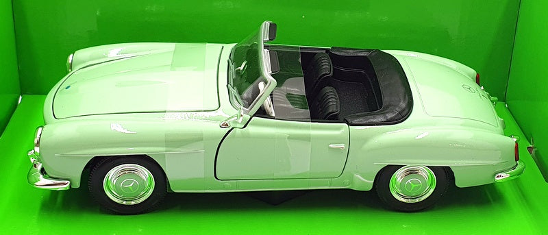 Welly NEX 1/24 Scale Diecast 24118C-W - 1955 Mercedes-Benz 190 SL - Mint Green