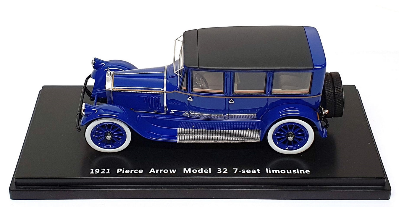 Esval 1/43 Scale EMUS43043B - 1921 Pierce Arrow Model 32 7 Seat Limousine - Blue