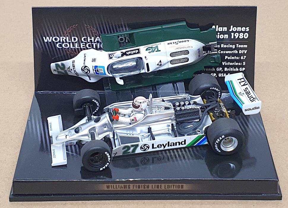 Minichamps 1/43 Scale 436 806627 - F1 Williams Ford Jones W/Champ 1980 Dirty Ver