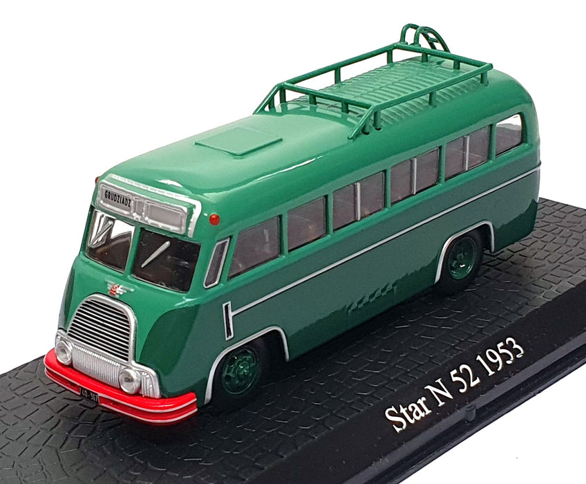 Atlas Editions 1/43 Scale 7 163 128 - 1953 Star N 52 Bus Coach - Green