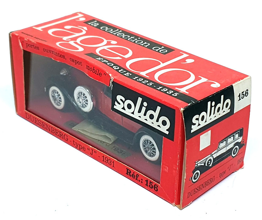 Solido 1/43 Scale Diecast 156 - 1931 Duesenberg Type J - Red/Black