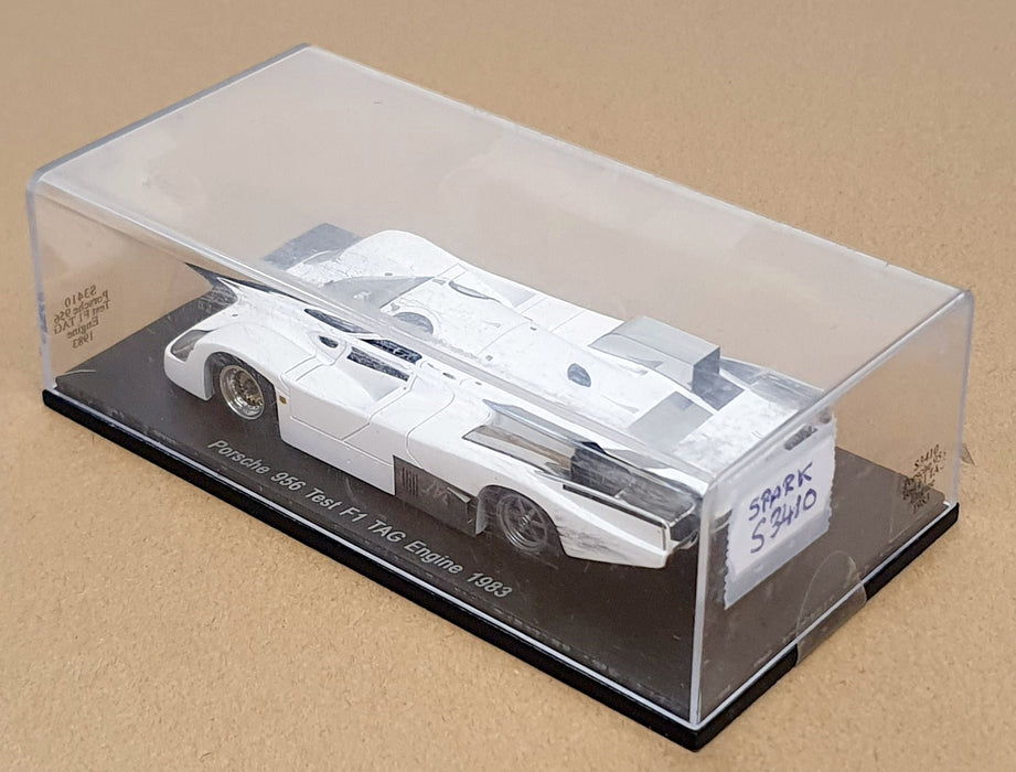 Spark Model 1/43 Scale S3410 - Porsche 956 Test F1 TAG Engine 1983 - White