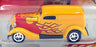 Johnny Lightning 1/64 Scale 442-03 Hot Rods 1933 Delivery Van - Yellow/Flames