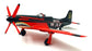 Liberty Speccast Approx 25cm Wingspan 47017 - Red Wolf P-51D Mustang