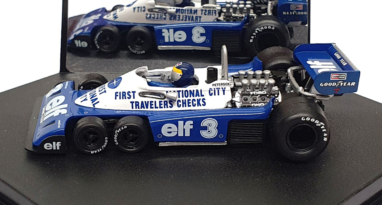 Quartzo 1/43 Scale QFC99024 - F1 Tyrrell P34 First Ntl. City #3 Belgium GP 1977